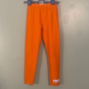 Little girls, orange pants by Flowersak